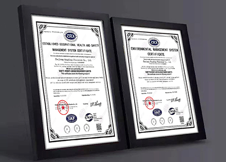 Hongfeng Obteve a Certificação do Sistema de Gestão ISO